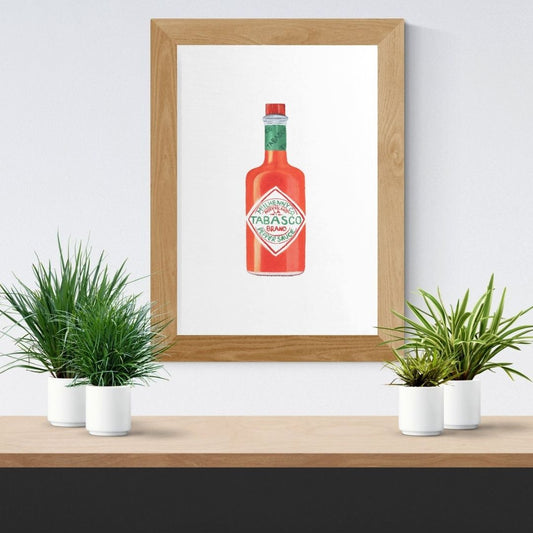 'Tabasco' Oil on Paper- Print
