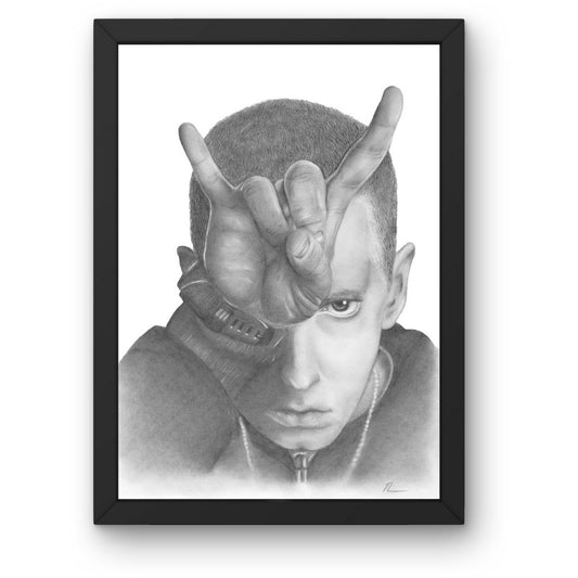 'Eminem' Pencil on Paper- Print