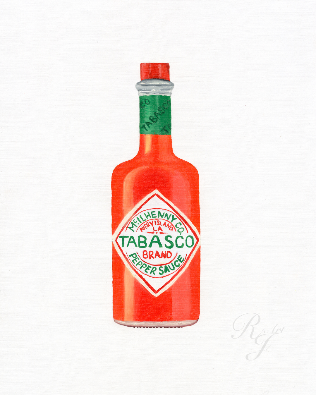 'Tabasco' Oil on Paper- ORIGINAL