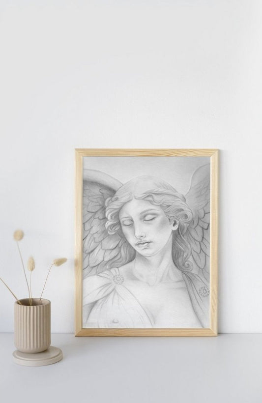 'Alina' Pencil on Paper - Print