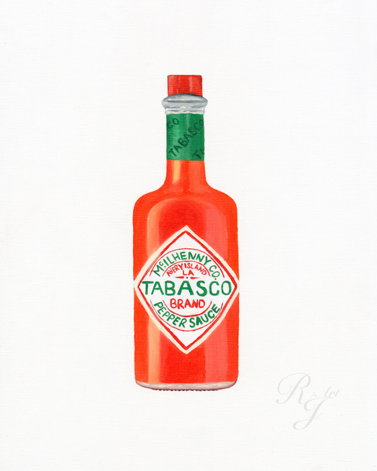 'Tabasco' Oil on Paper- Print