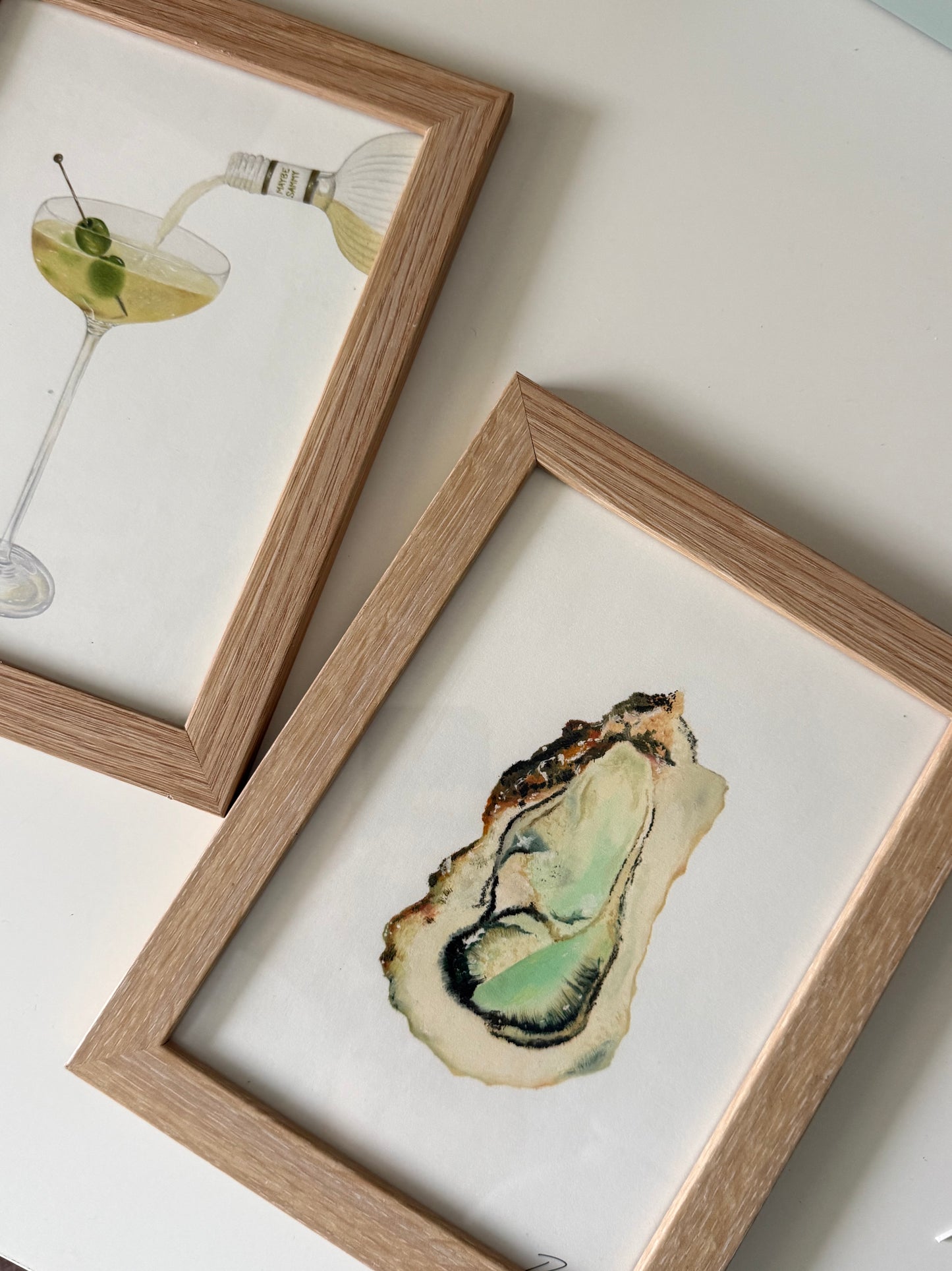 'Oyster' Oil on Paper- Print