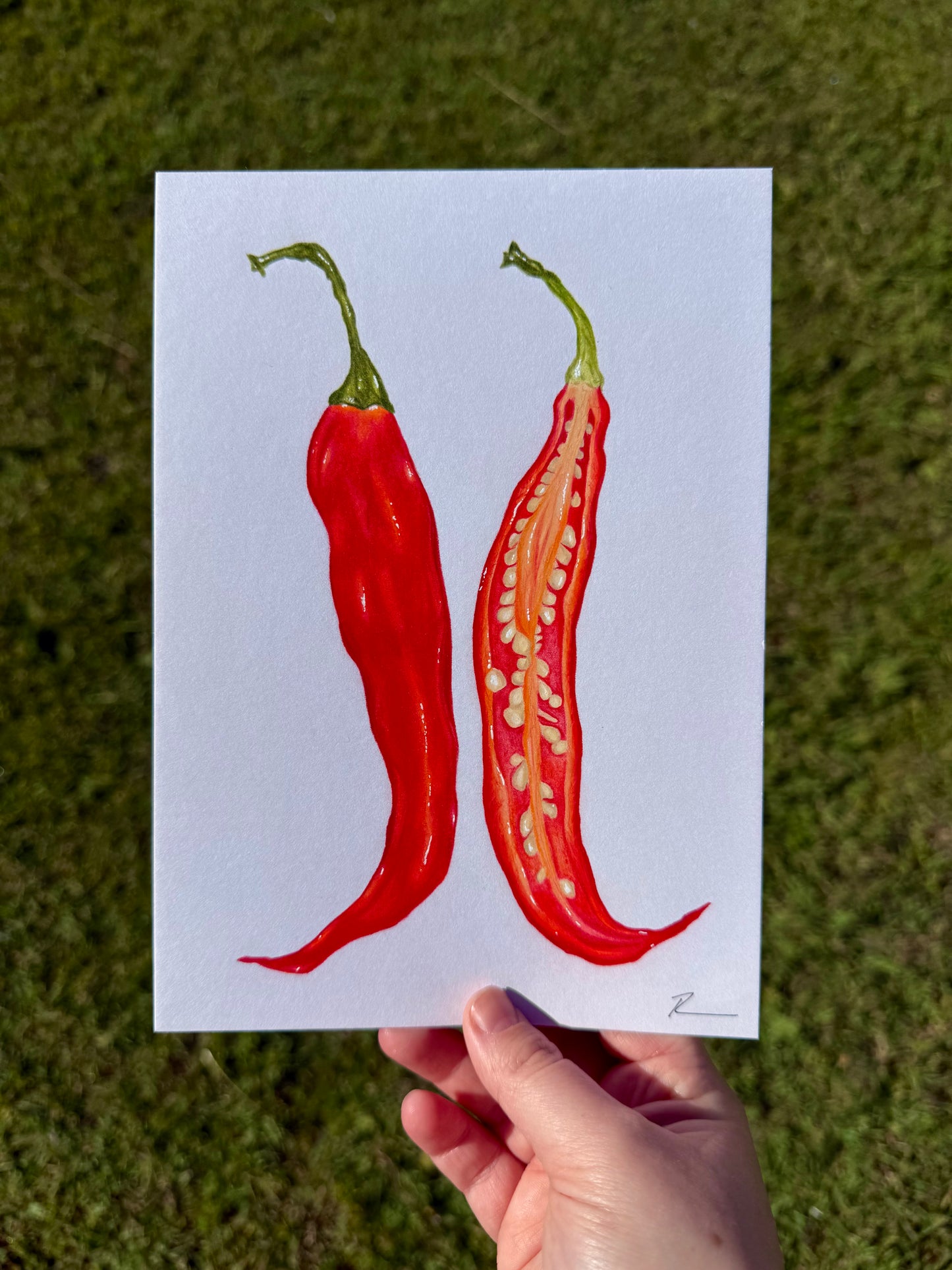 'That's hot' Pencil on Paper -ORIGINAL
