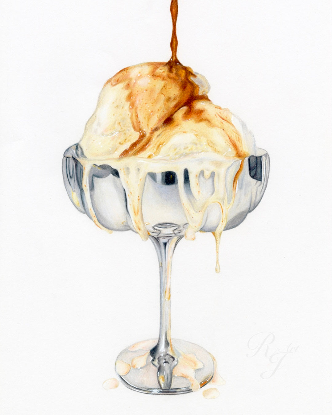 'Pour Decisions' Pencil on Paper - ORIGINAL
